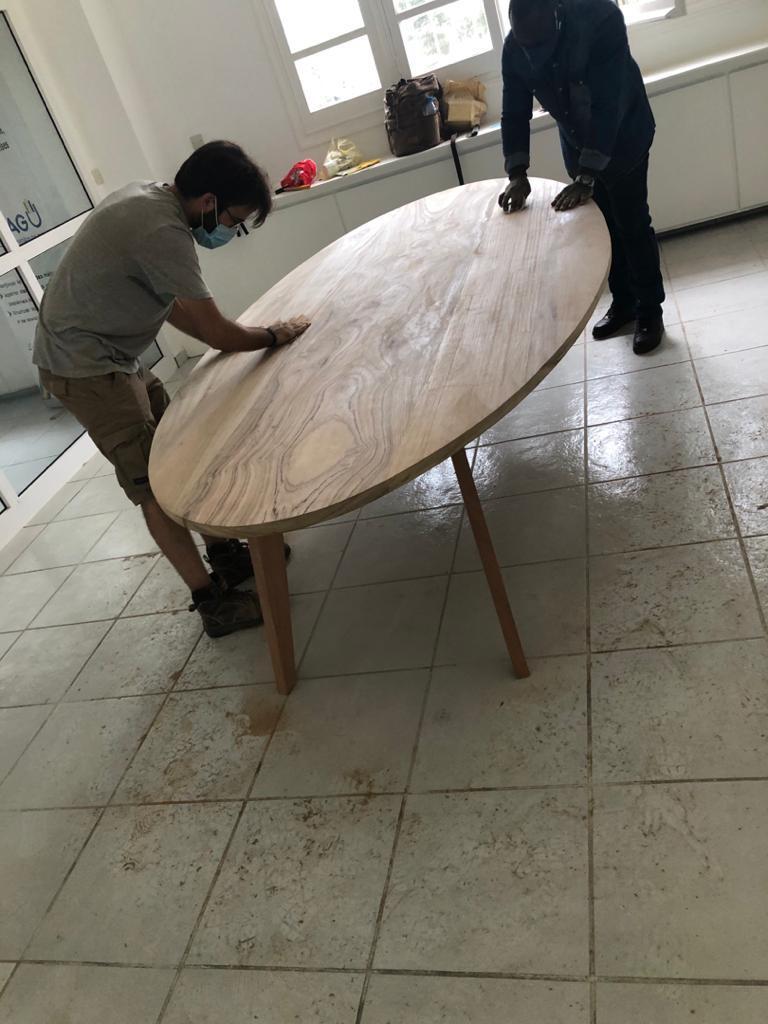 Fabrication Table Ovale